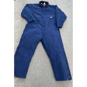 Vintage Dickies Coveralls XL 46/48 Short Quilted Lining Carpenter 90s Work Wear